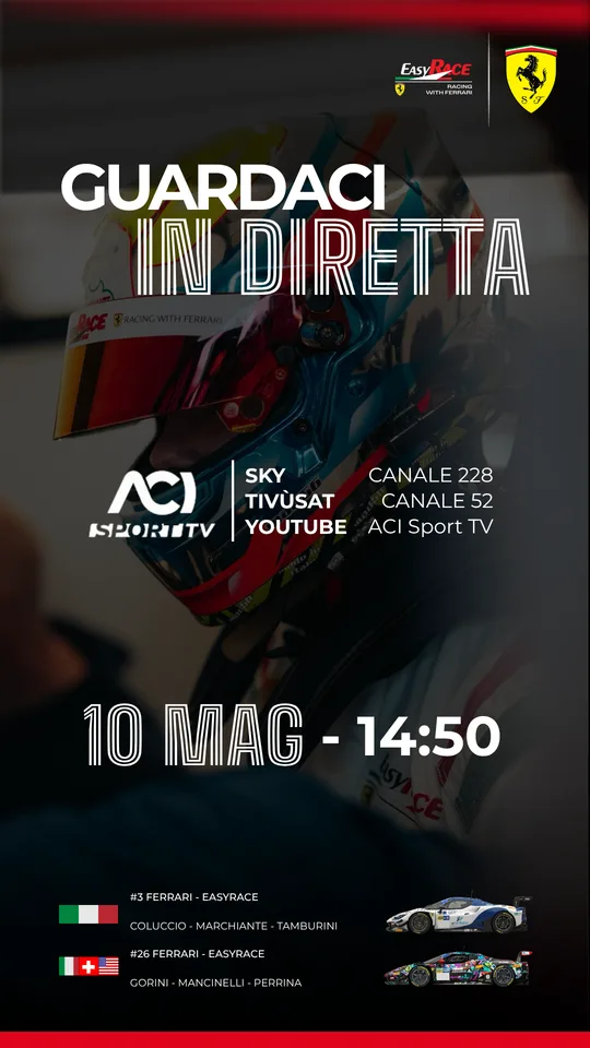 Watch-live story for Misano with broadcast channels